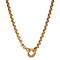 vintage Gouden vintage jasseron collier 14 krt