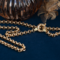 vintage Gold vintage jasseron necklace 14 kt