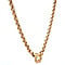 vintage Gouden vintage jasseron collier 14 krt