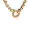 vintage Gold vintage jasseron necklace 14 kt