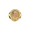 vintage Gouden vintage munt ring 14 krt