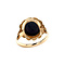 vintage Gouden vintage ring met granaat 14 krt