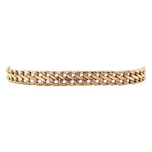 Gold fantasy bracelet 14 krt
