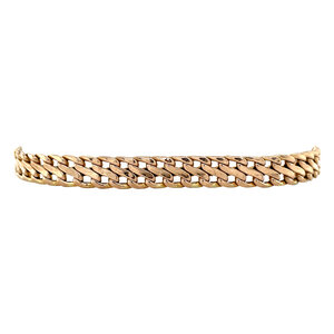 Gouden fantasie armband 14 krt