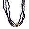 vintage Vintage garnet necklace with gold clasp 14 kt