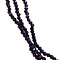 vintage Vintage garnet necklace with gold clasp 14 kt