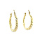 vintage Gold vintage fantasy hoop earrings 14 kt