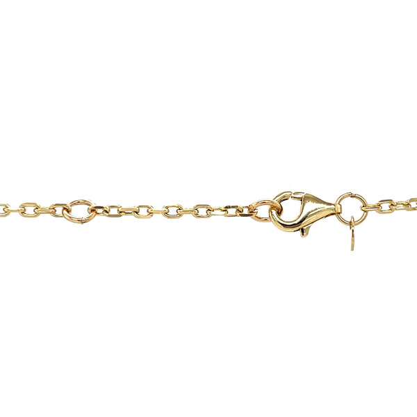 vintage Gold vintage anchor anklet 14 kt