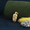 vintage Gouden vintage bananentros hanger 18 krt