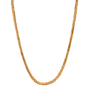 Gouden konings collier 18 krt