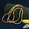 vintage Gouden vintage konings collier 18 krt