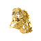 vintage Gold vintage waterlily ring 18 kt