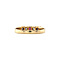 vintage Golden vintage riding ring with ruby and diamond 18 carat