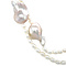 vintage Vintage pearl necklace with baroque pearl