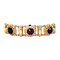 vintage Gold vintage booties bracelet with garnet 14 kt