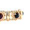 vintage Gold vintage booties bracelet with garnet 14 kt