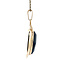 vintage Gouden vintage hanger met granaat 14 krt