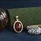 vintage Golden vintage pendant with carnelian 14 ct