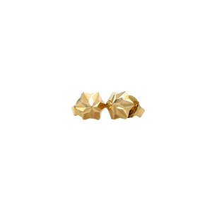 Gold fantasy ear studs 14 krt