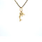 vintage Gouden vintage dolfijn hanger 14 krt