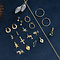 vintage Gouden vintage beer hanger 14 krt