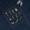 vintage Gouden vintage korfbal paal hanger 14 krt