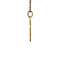 vintage Gouden vintage kruis hanger 14 krt