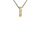 vintage Gouden vintage hanger met diamant 14 krt