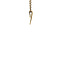 vintage Gouden vintage hanger met diamant 14 krt