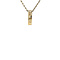 vintage Gouden vintage hanger met diamant 14 krt