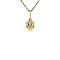 vintage Vintage gold heart pendant 14 krt