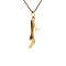 vintage Gouden vintage hak hanger 14 krt