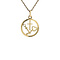 vintage Gold vintage faith, hope and love pendant 14 krt