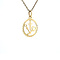 vintage Gold vintage faith, hope and love pendant 14 krt