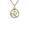 vintage Gold vintage faith, hope and love pendant 14 krt