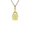 vintage Gold vintage pendant with prasiolite 14 krt