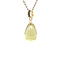 vintage Gold vintage pendant with prasiolite 14 krt