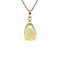 vintage Gold vintage pendant with prasiolite 14 krt