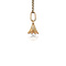 vintage Vintage gold pendant with pearl 14 krt