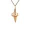 vintage Gouden vintage ijsjes hanger 14 krt
