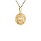 vintage Vintage gold ram pendant 14 krt