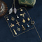 vintage Golden vintage ballet shoe pendant 14 kt