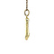 vintage Golden vintage ballet shoe pendant 14 kt