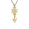 vintage Gold vintage Huguenot cross pendant 14 krt