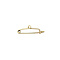 vintage Gouden vintage veiligheidsspeld broche 14 krt