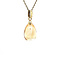 vintage Gouden vintage hanger met citrien 14 krt