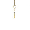 vintage Gouden vintage hoefijzer hanger 14 krt