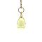 vintage Gold vintage pendant with prasiolite 14 krt