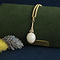 vintage Gouden vintage hanger met opaal 14 krt