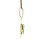 vintage Gouden vintage hanger met spinel 14 krt